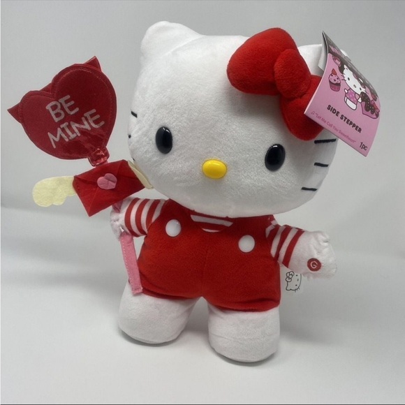 Hello Kitty Be Mine XOXO Valentine’s Day Plush Side Steppers Greeter Bundle Set - Picture 5 of 5